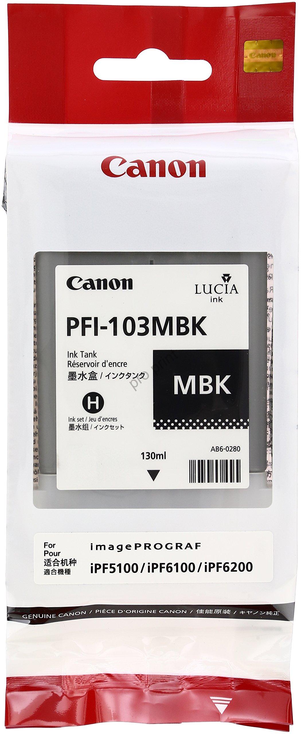 Canon cartridge PFI-103MBK iPF-5100, 6100