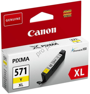 Canon cartridge CLI-571Y XL yellow