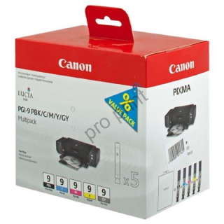 Canon cartridge PGI-9PBK/C/M/Y/GY multipack