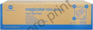 toner MINOLTA Magicolor 5540/5550/5570 C/M/Y kit (3x6000 str.)