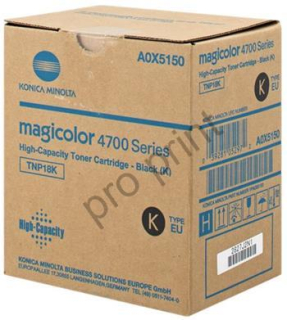 toner MINOLTA TNP18K black Magicolor 4750DN/4750EN (6000 str.)