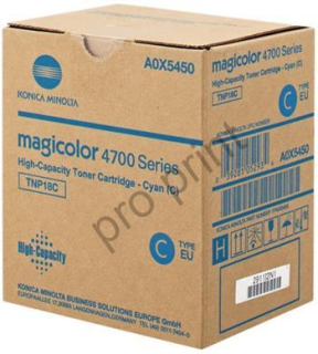 toner MINOLTA TNP18C cyan Magicolor 4750DN/4750EN (6000 str.)