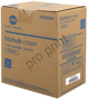toner MINOLTA TNP50C cyan Bizhub C3100P