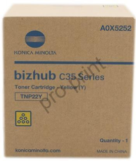toner MINOLTA TNP22Y yellow Bizhub C35/C35P