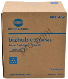 toner MINOLTA TNP22C cyan Bizhub C35/C35P