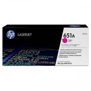 TONER HP CE343A , HP651 purpurová, 16000str.