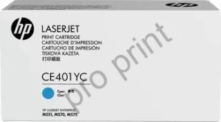 TONER HP CE401Y, No.507A cyan (PK)