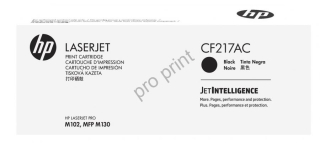 TONER HP CF217A HP17A čierny, 1600str. (PK)