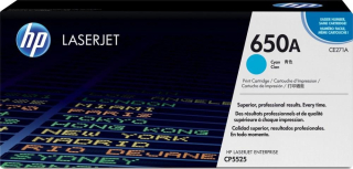 TONER HP CE271A Azúrový toner pre Color LaserJet CP5525