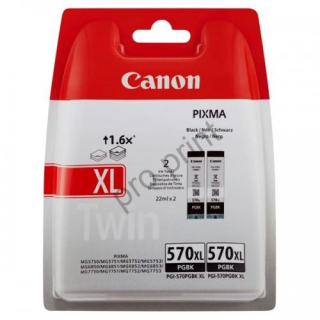 Canon cartridge PGI-570PGBk XL pigment black double pack