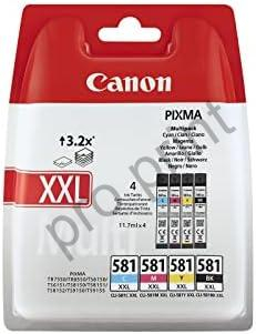 Canon cartridge CLI-581 C/M/Y/BK XXL multipack