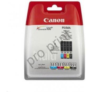 Canon cartridge CLI-551 C/M/Y/BK XL multipack+ PP-201 10x15cm 50l.